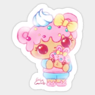 Cute Kawaii Num Nom Yummy Dottie & Bunfetti Toy Anime Fan Art Sticker